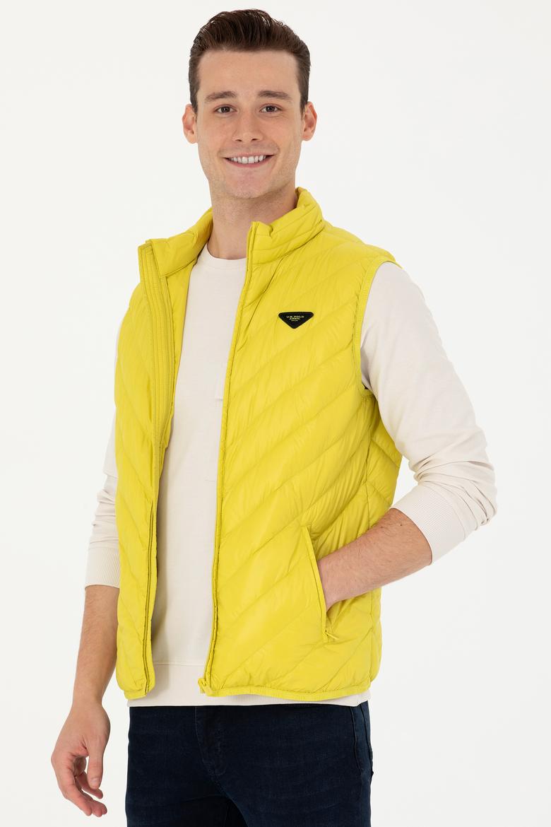 Erkek Fıstık Yeşili Yelek