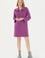 Kadın Violet Örme Elbise