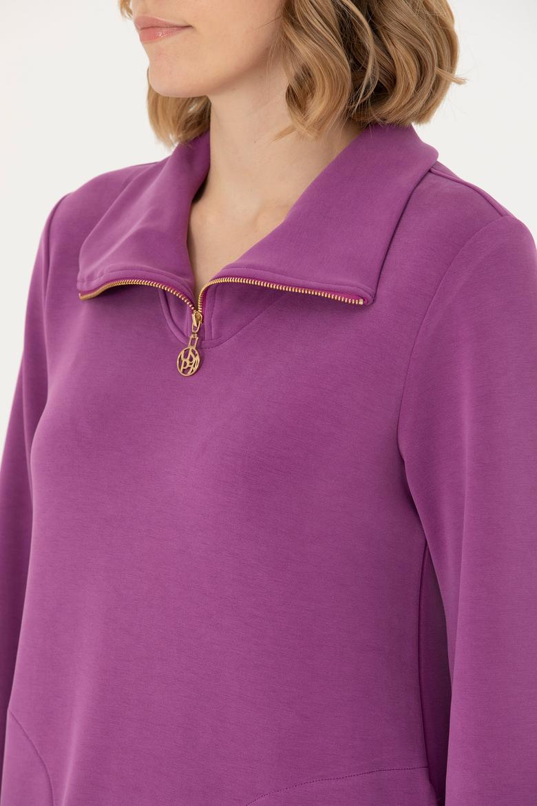 Kadın Violet Örme Elbise - 50272083029