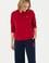 Kadın Kırmızı Bisiklet Yaka Sweatshirt