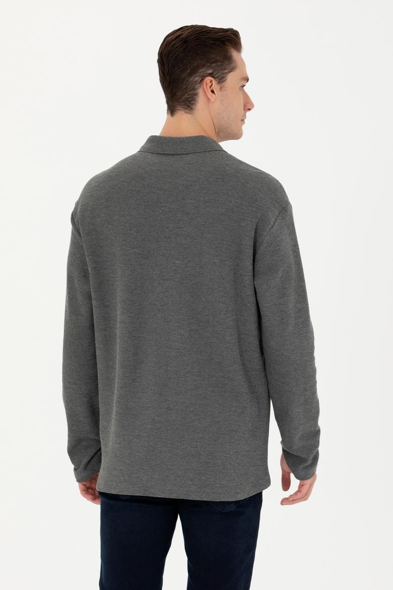 Erkek Antrasit Sweatshirt - 50274054021