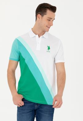 Erkek Yeşil Polo Yaka Tişört - 50263398033