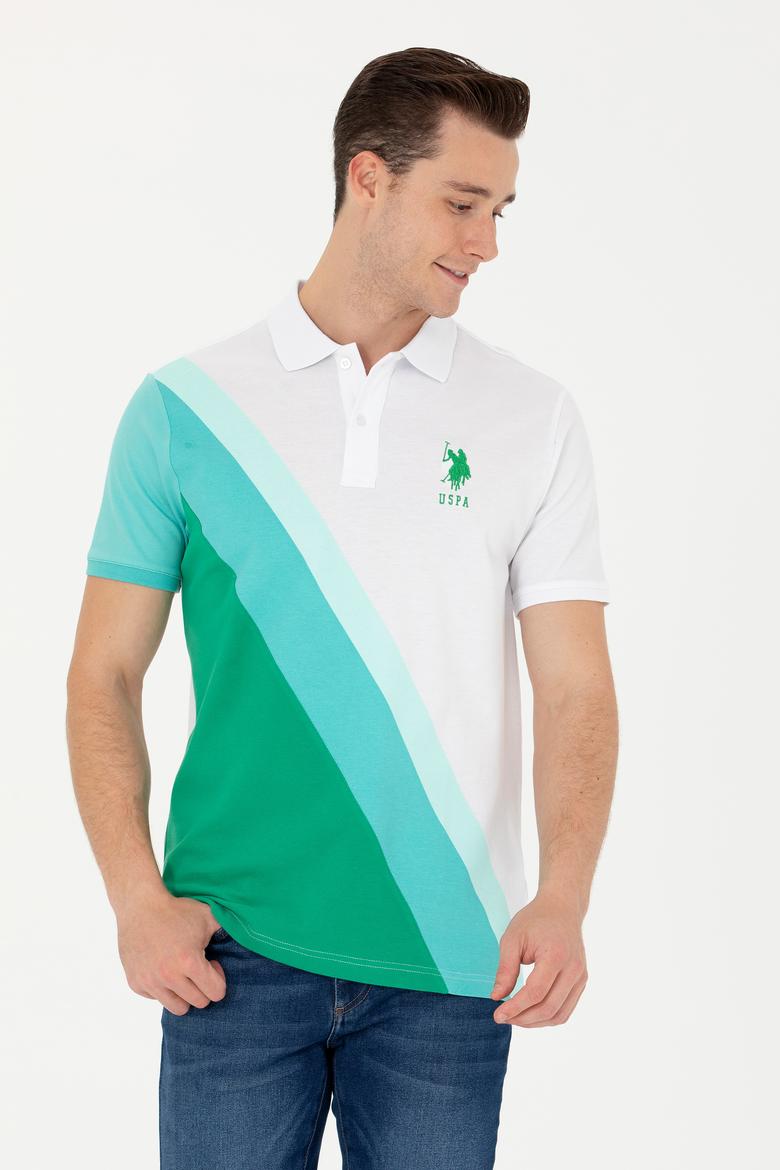 Erkek Yeşil Polo Yaka Tişört - 50263398033