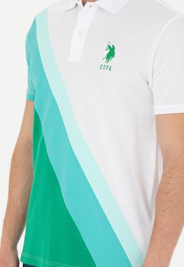 Erkek Yeşil Polo Yaka Tişört - 50263398033