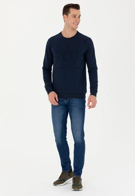 Erkek Lacivert Sweatshirt - 50270803001
