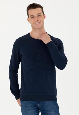 Erkek Lacivert Sweatshirt - 50270803001