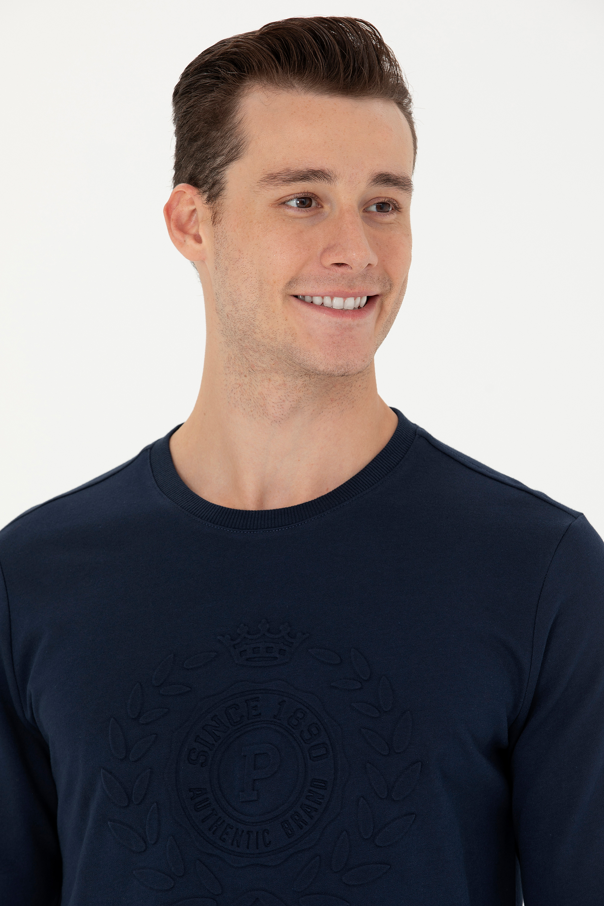 Erkek Lacivert Sweatshirt
