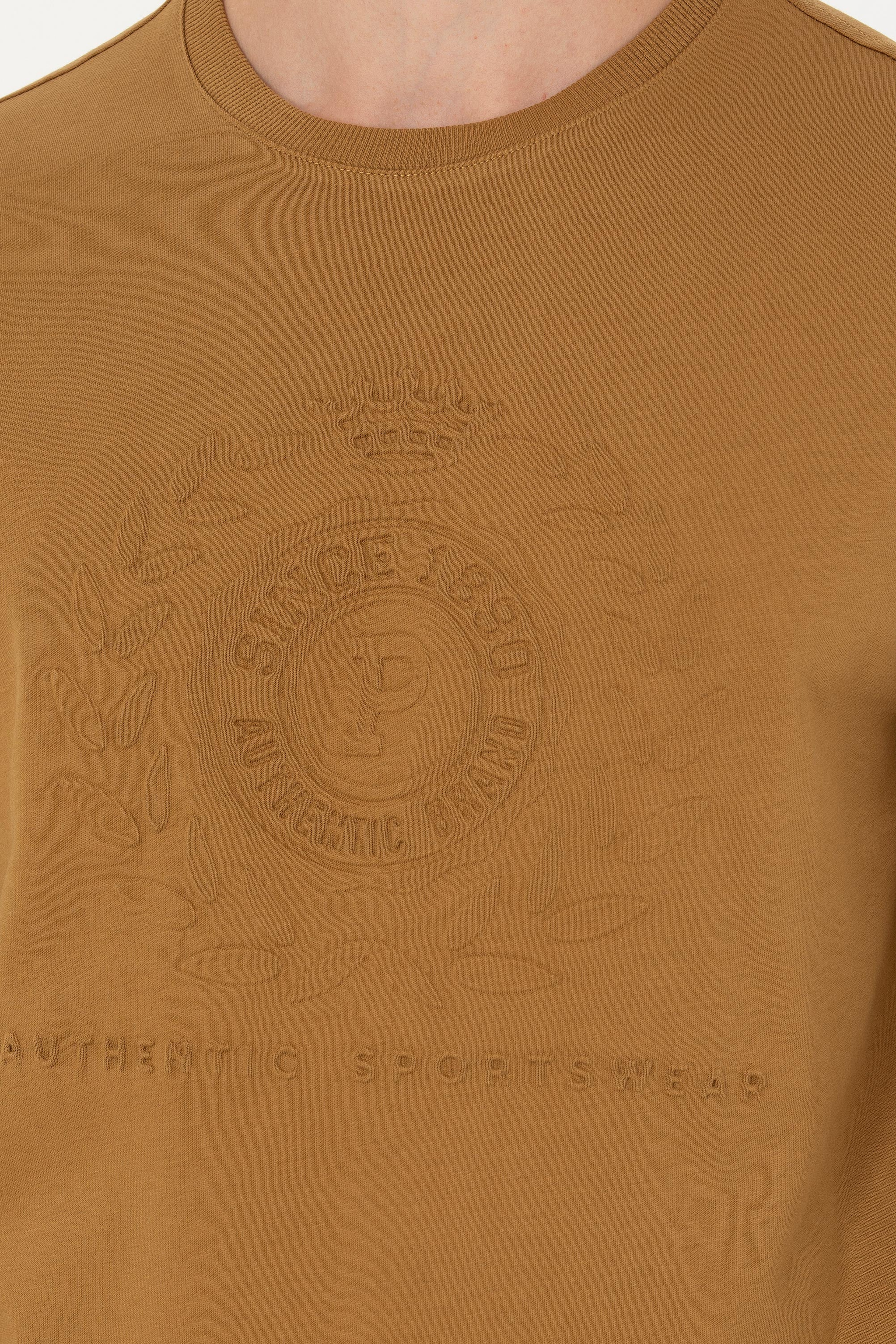 Erkek Açık Haki Sweatshirt - Image 7