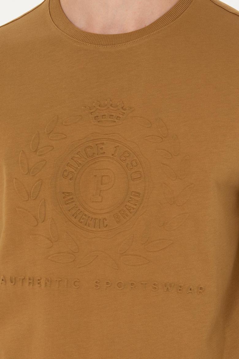 Erkek Açık Haki Sweatshirt - 50270803036