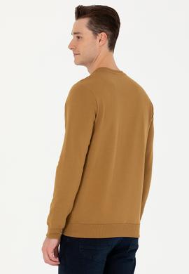 Erkek Açık Haki Sweatshirt - 50270803036