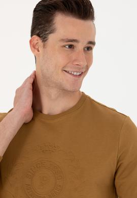 Erkek Açık Haki Sweatshirt - 50270803036