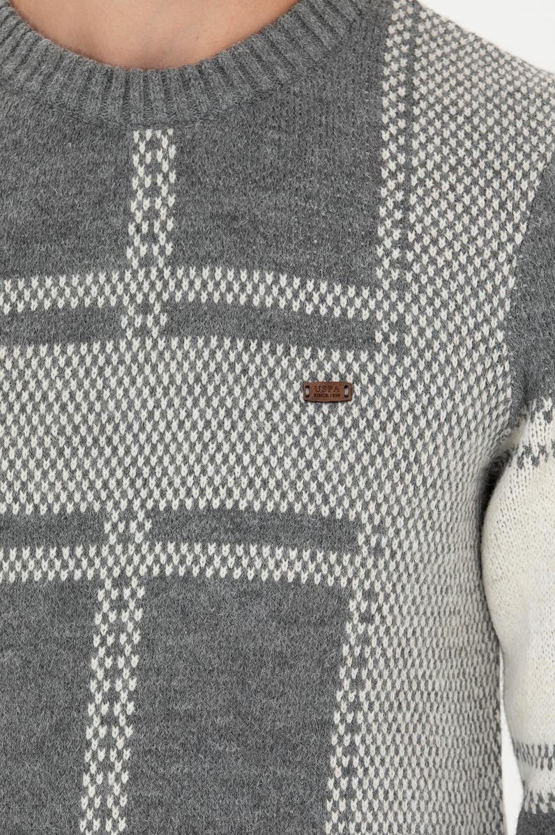 Erkek Gri Melanj Kazak