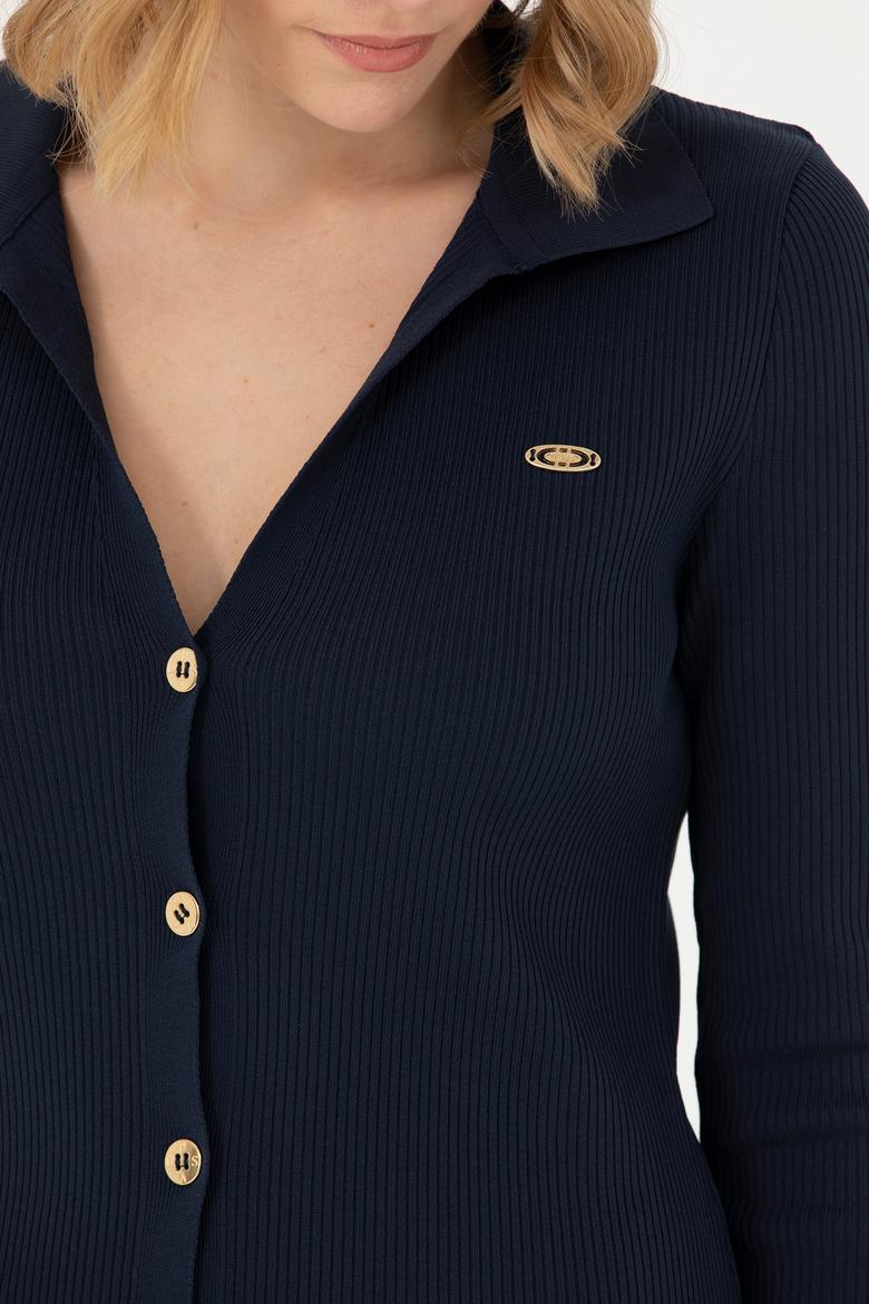 Kadın Lacivert Triko Elbise - 50270456015