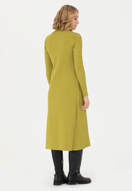 Kadın Fıstık Yeşili Triko Elbise - 50270456008