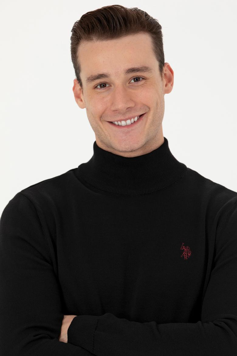 Erkek Siyah Basic Kazak - 50275847019