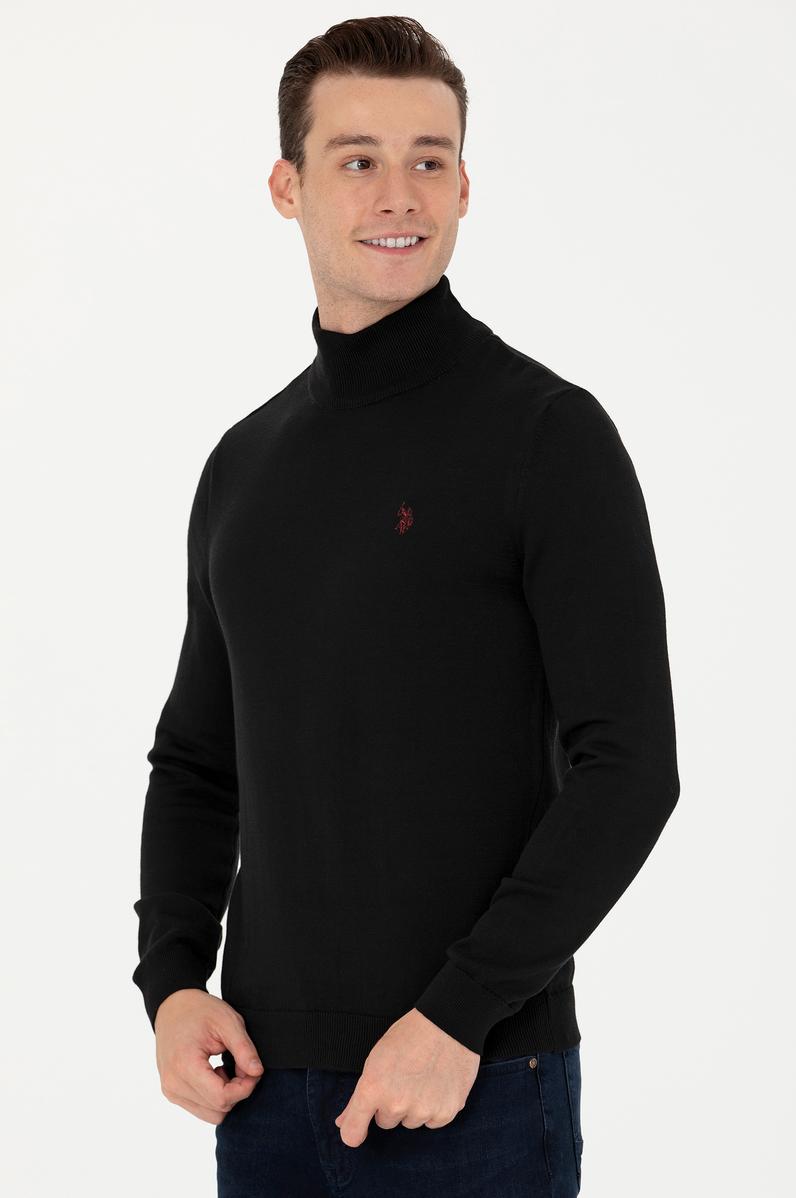 Erkek Siyah Basic Kazak