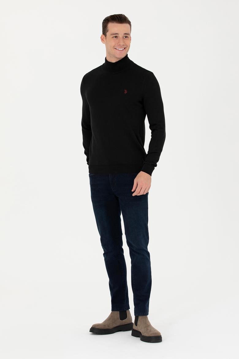 Erkek Siyah Basic Kazak - 50275847019