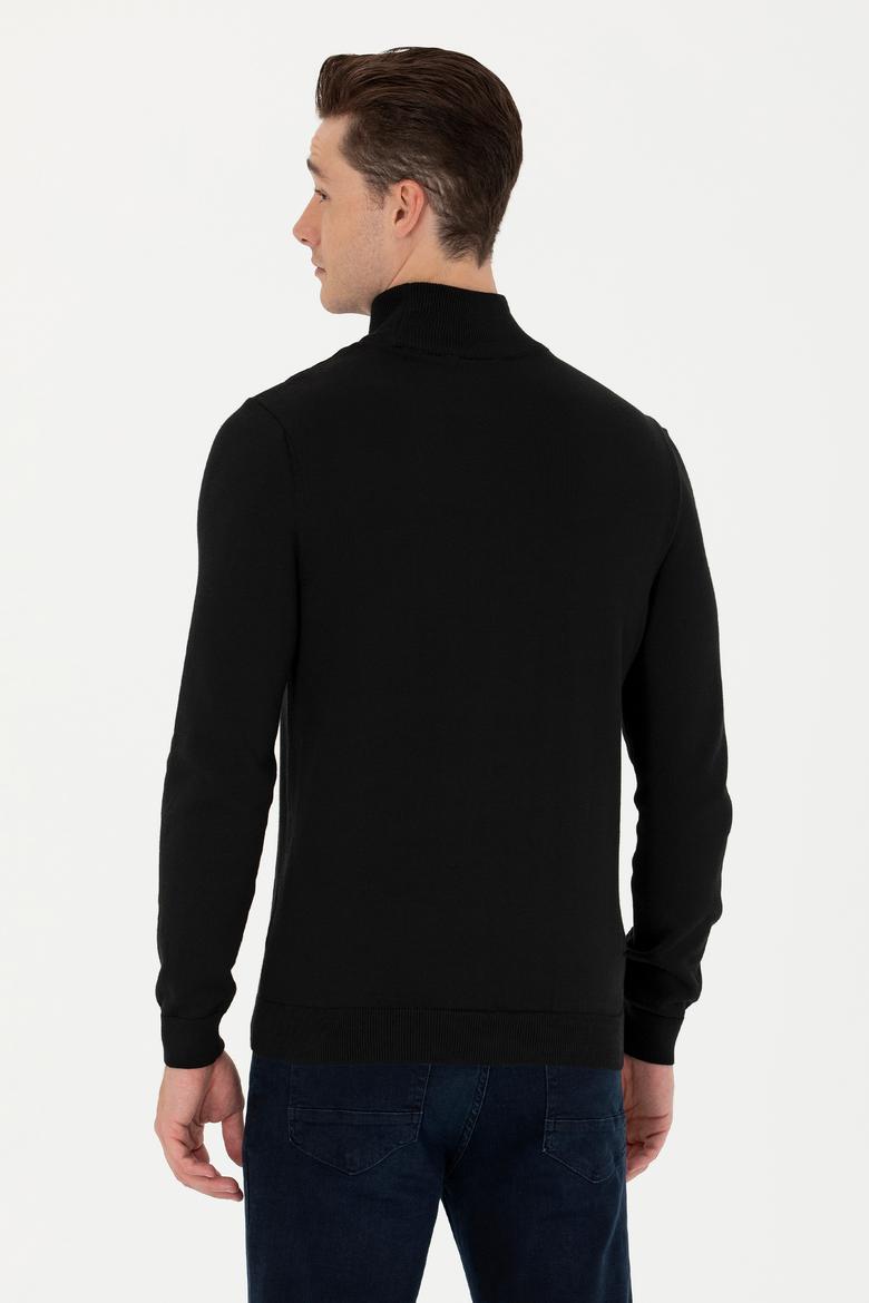 Erkek Siyah Basic Kazak - 50275847019