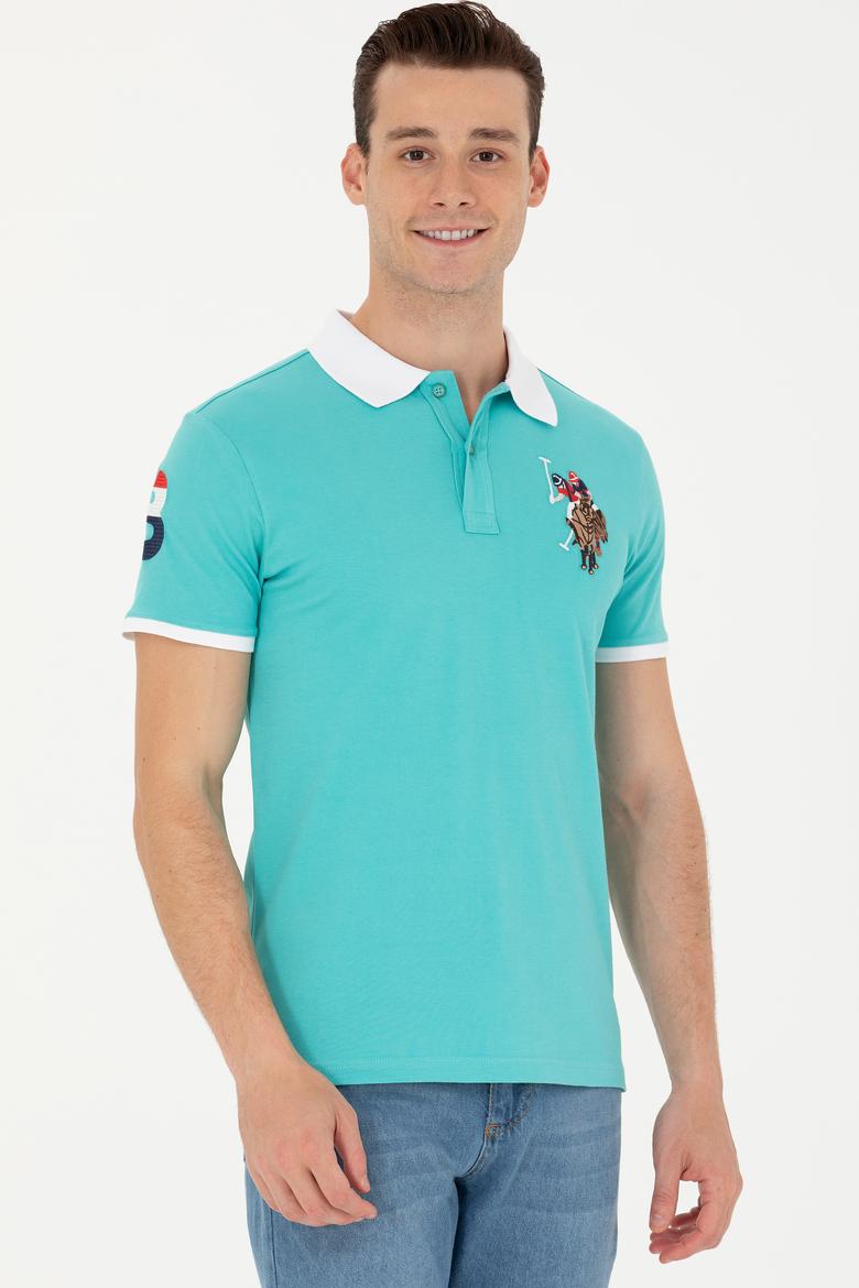 Erkek Mint Basic Polo Yaka Tişört - 50263005092