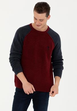 Erkek Bordo Kazak - 50271049001