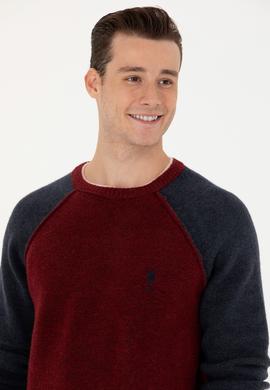 Erkek Bordo Kazak - 50271049001