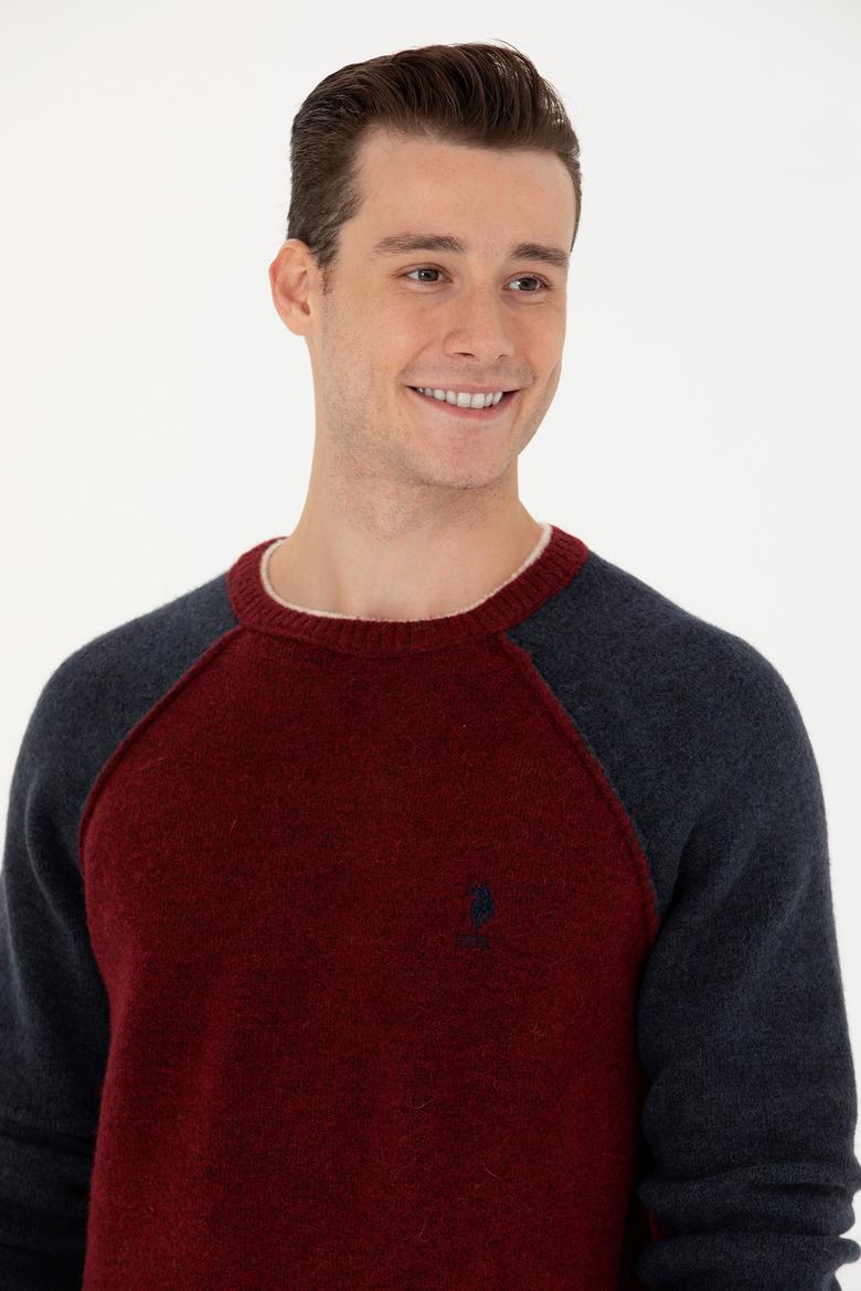 Erkek Bordo Kazak - 50271049001