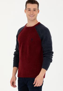 Erkek Bordo Kazak - 50271049001