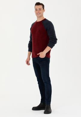 Erkek Bordo Kazak - 50271049001