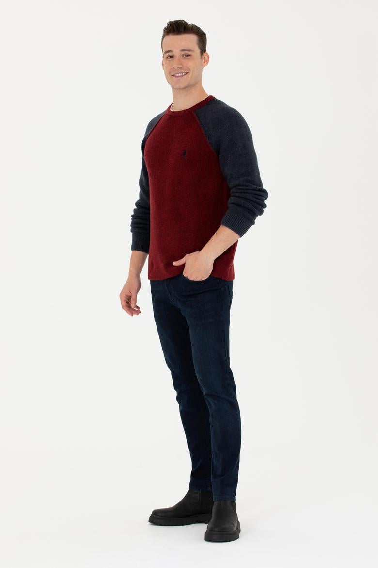 Erkek Bordo Kazak - 50271049001