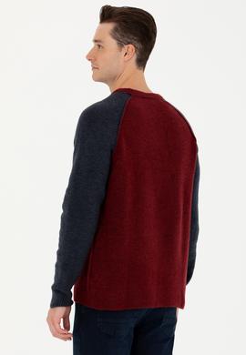 Erkek Bordo Kazak - 50271049001