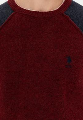 Erkek Bordo Kazak - 50271049001