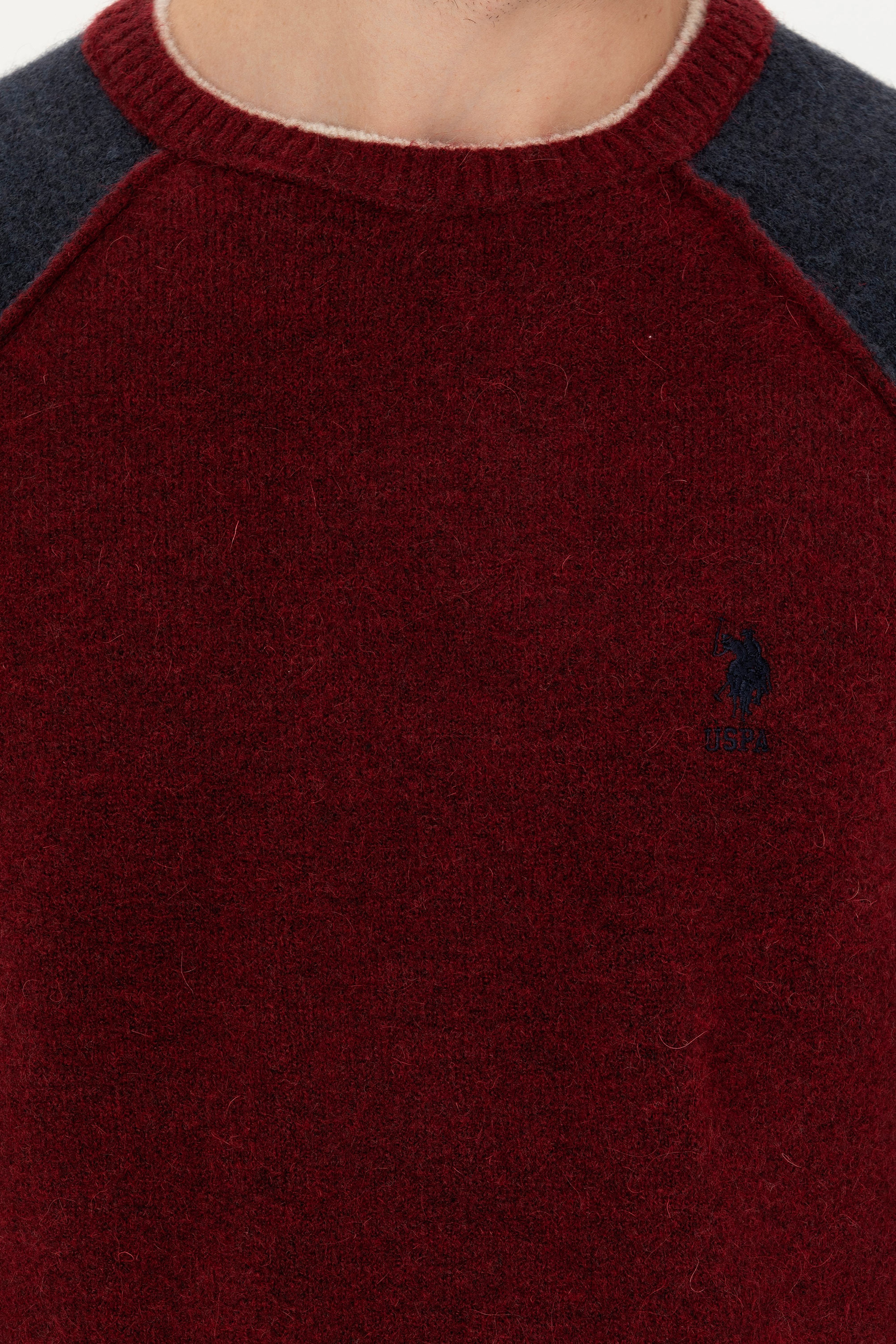Erkek Bordo Kazak - Image 7