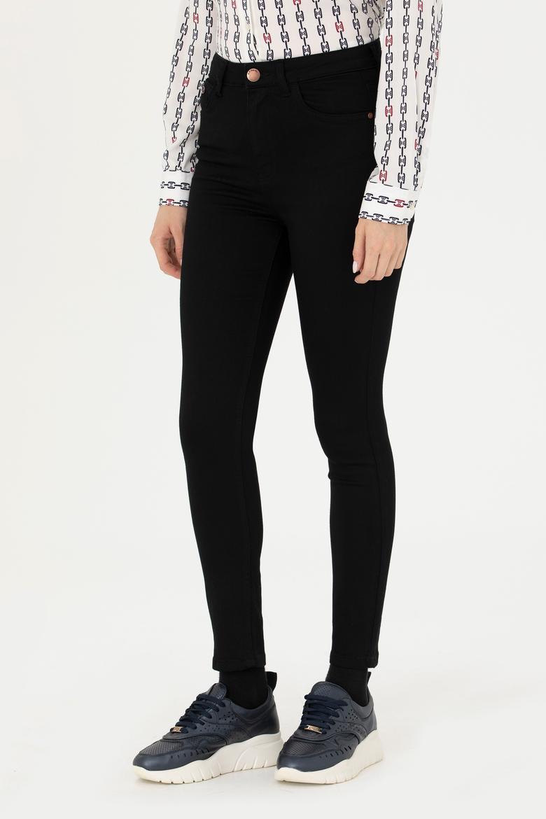 Kadın Siyah Jean Pantolon - 50272299002
