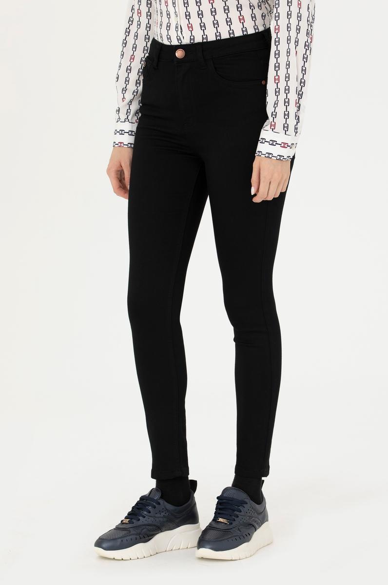 Kadın Siyah Jean Pantolon