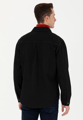 Erkek Siyah Jean Gömlek - 50276923001