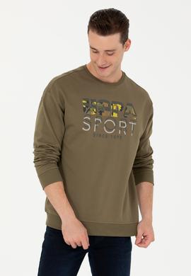 Erkek Haki Sweatshirt - 50270739031