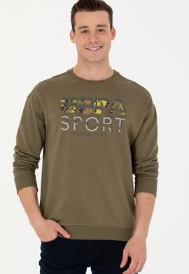 Erkek Haki Sweatshirt - 50270739031
