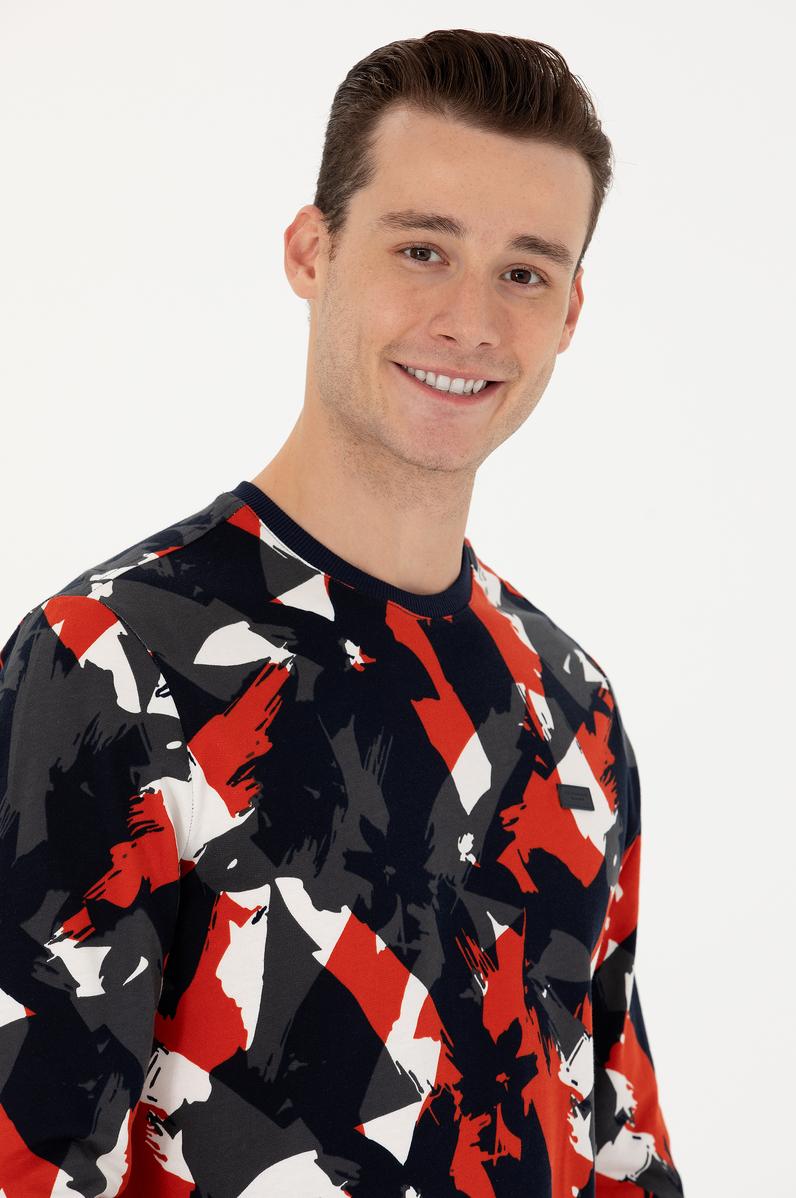 Erkek Lacivert Sweatshirt