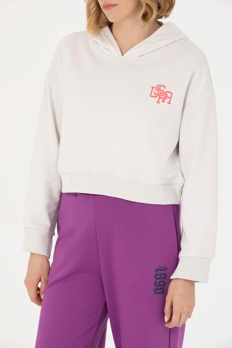 Kadın Taş Kapüşonlu Sweatshirt - 50279848020