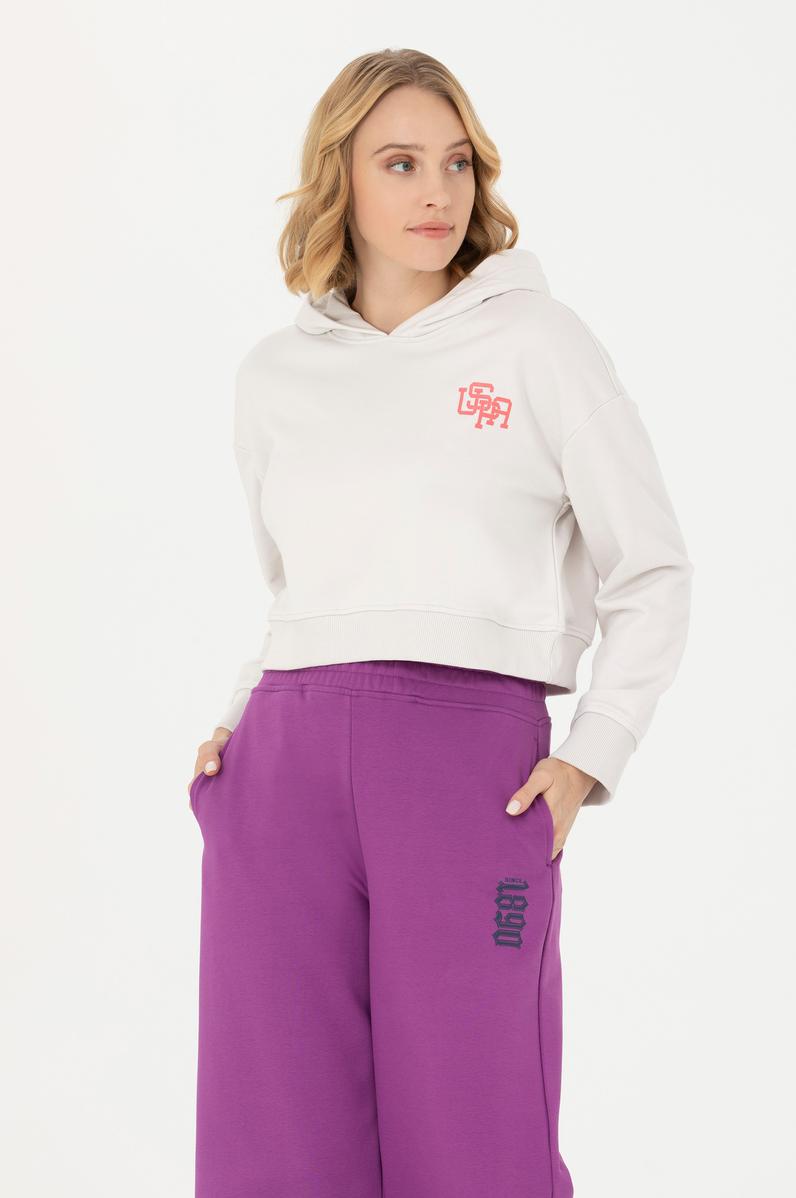 Kadın Taş Kapüşonlu Sweatshirt