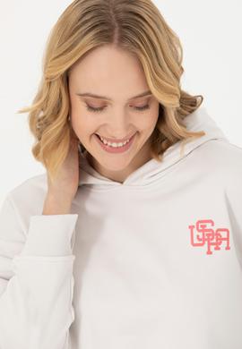 Kadın Taş Kapüşonlu Sweatshirt - 50279848020