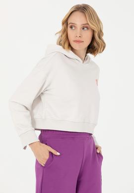 Kadın Taş Kapüşonlu Sweatshirt - 50279848020