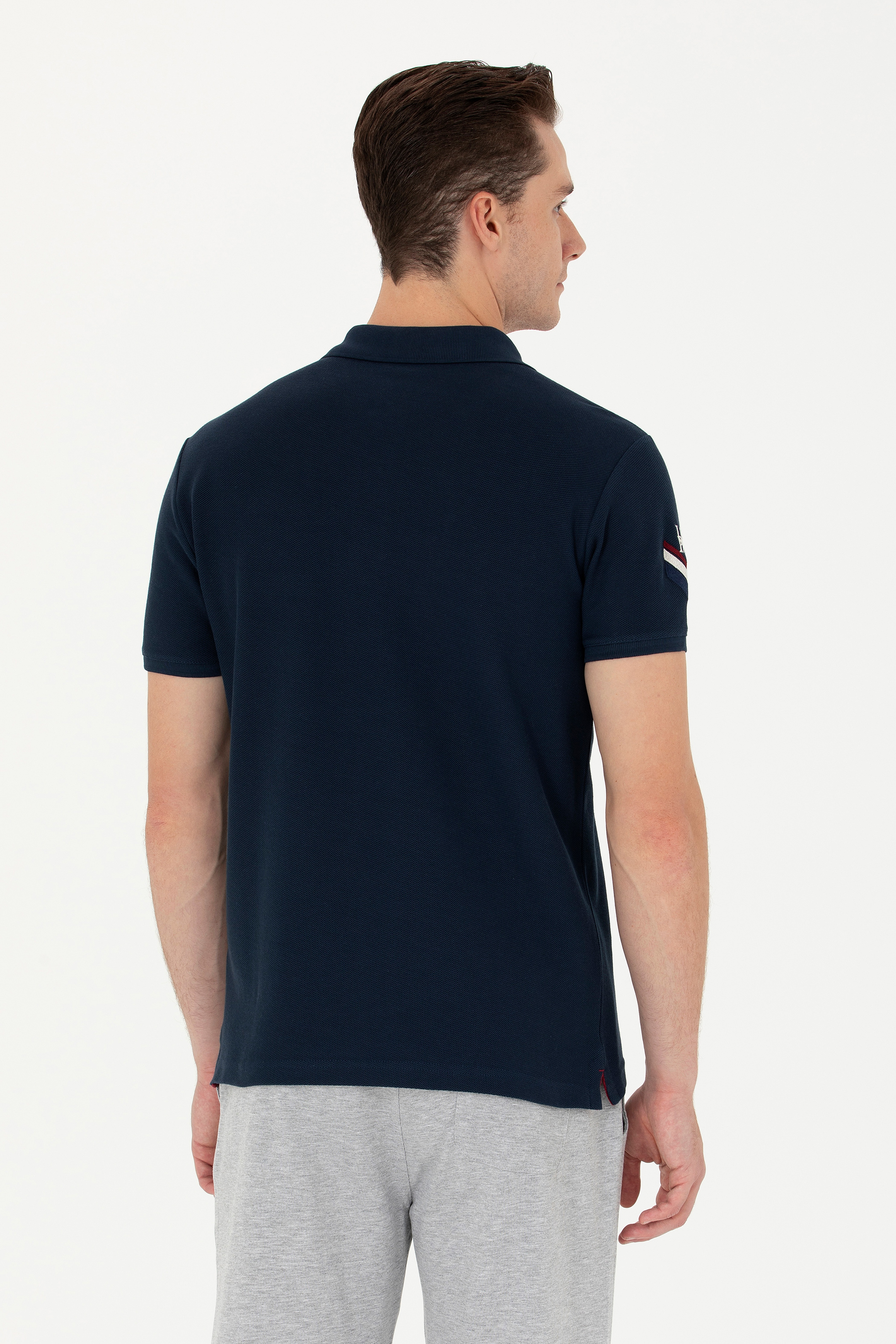 Erkek Lacivert Polo Yaka Tişört