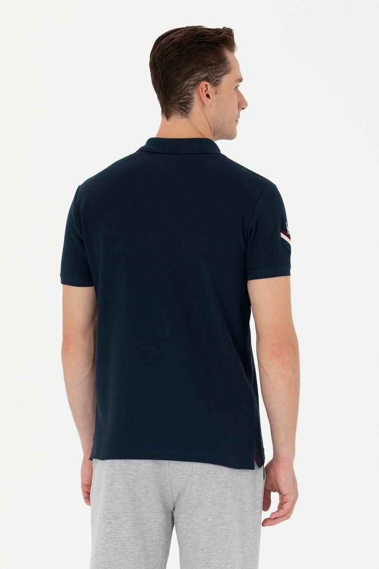 Erkek Lacivert Polo Yaka Tişört - 50270856003