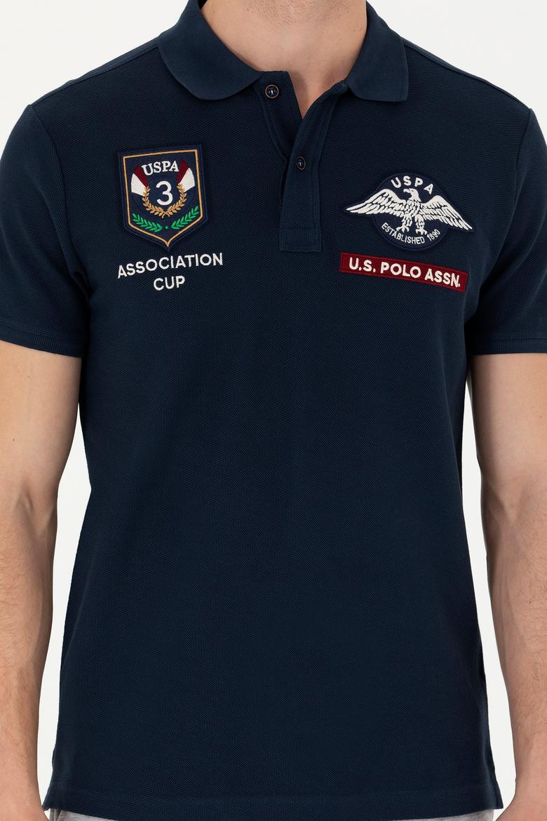 Erkek Lacivert Polo Yaka Tişört - 50270856003