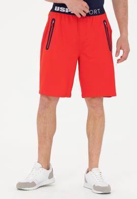 Erkek Kırmızı Örme Şort - 50263256070