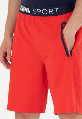 Erkek Kırmızı Örme Şort - 50263256070