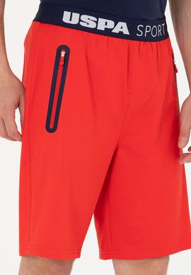 Erkek Kırmızı Örme Şort - 50263256070