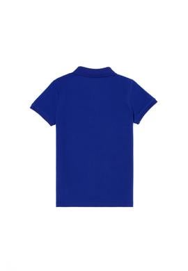 Erkek Çocuk Mavi Basic Polo Yaka Tişört - 50262958426