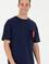 Erkek Lacivert Oversize Bisiklet Yaka Tişört